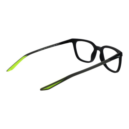 Nike Men's Optical Frames – Black Square Full-Rim Design, 52mm