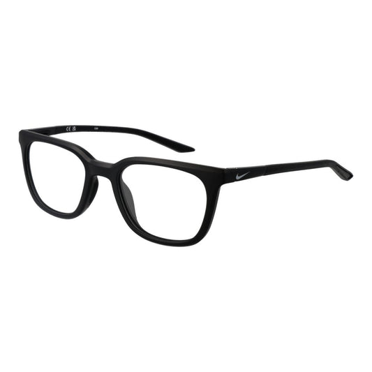 Nike Black Men’s Optical Frames – Square Full-Rim, 52mm