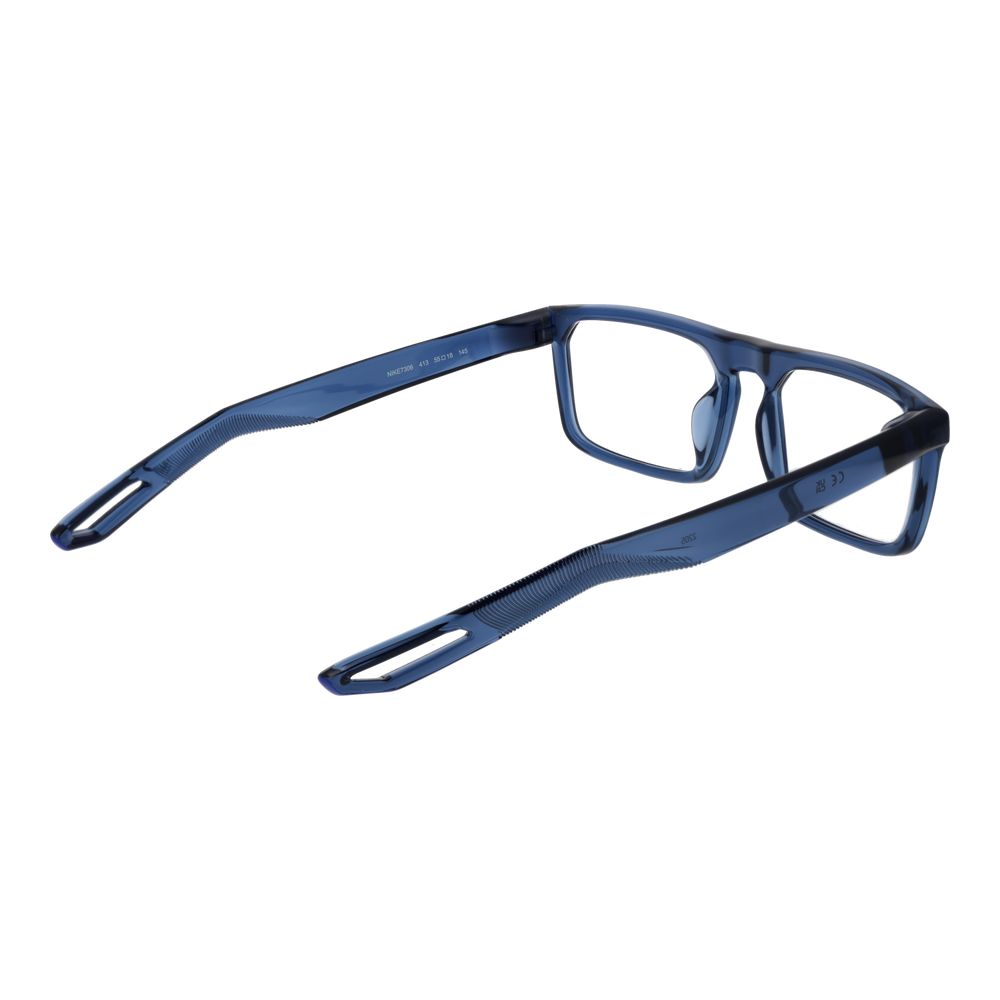 Nike Blue Unisex Optical Frames – Rectangle Full-Rim, 55mm