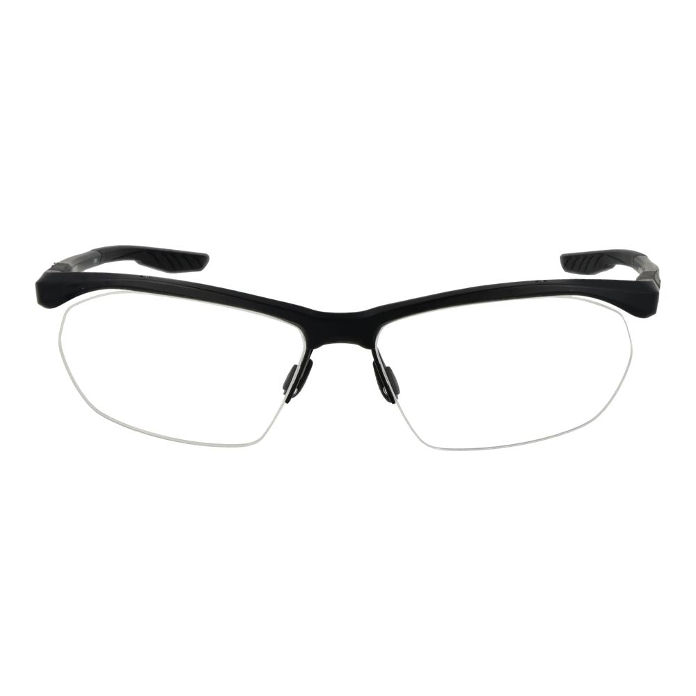 Nike Men's Optical Frames – Black Half-Rim Design, 58mm