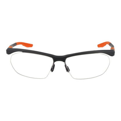 Nike Men's Optical Glasses – Grey Half-Rim Frame, 58mm