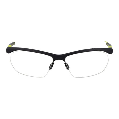 Nike Men's Optical Frames – Grey Half-Rim Design, 58mm
