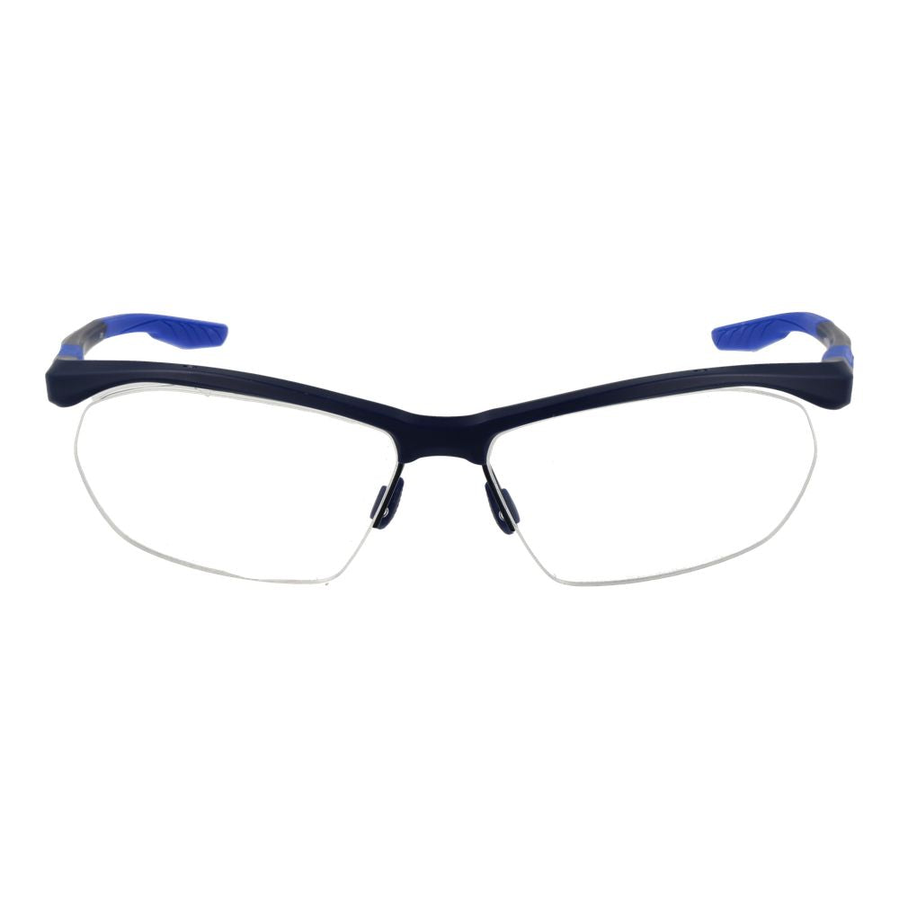 Nike Blue Men’s Optical Glasses – Half-Rim Frame, 58mm