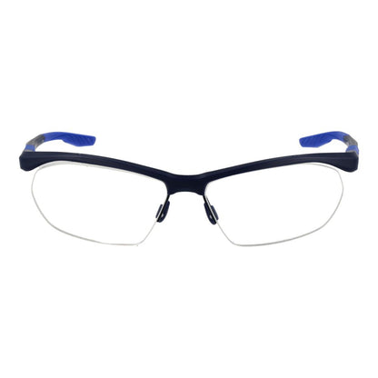 Nike Blue Men’s Optical Glasses – Half-Rim Frame, 58mm