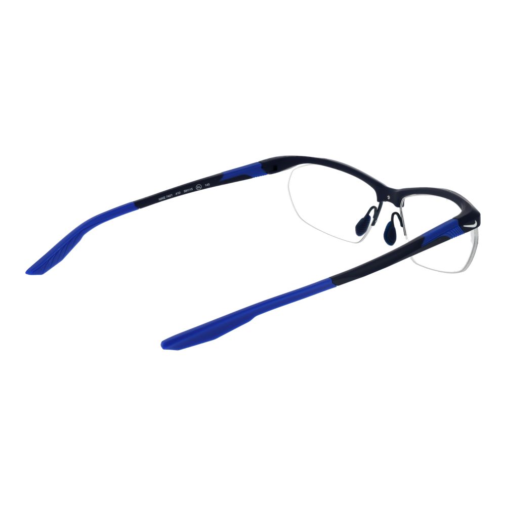 Nike Blue Men’s Optical Glasses – Half-Rim Frame, 58mm