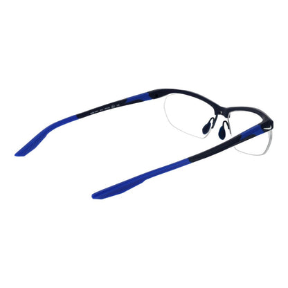 Nike Blue Men’s Optical Glasses – Half-Rim Frame, 58mm