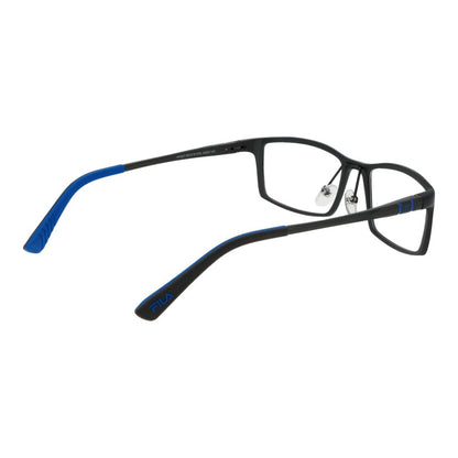 Fila Gray Men’s Optical Frames – Gunmetal Rectangle Full-Rim, 55mm