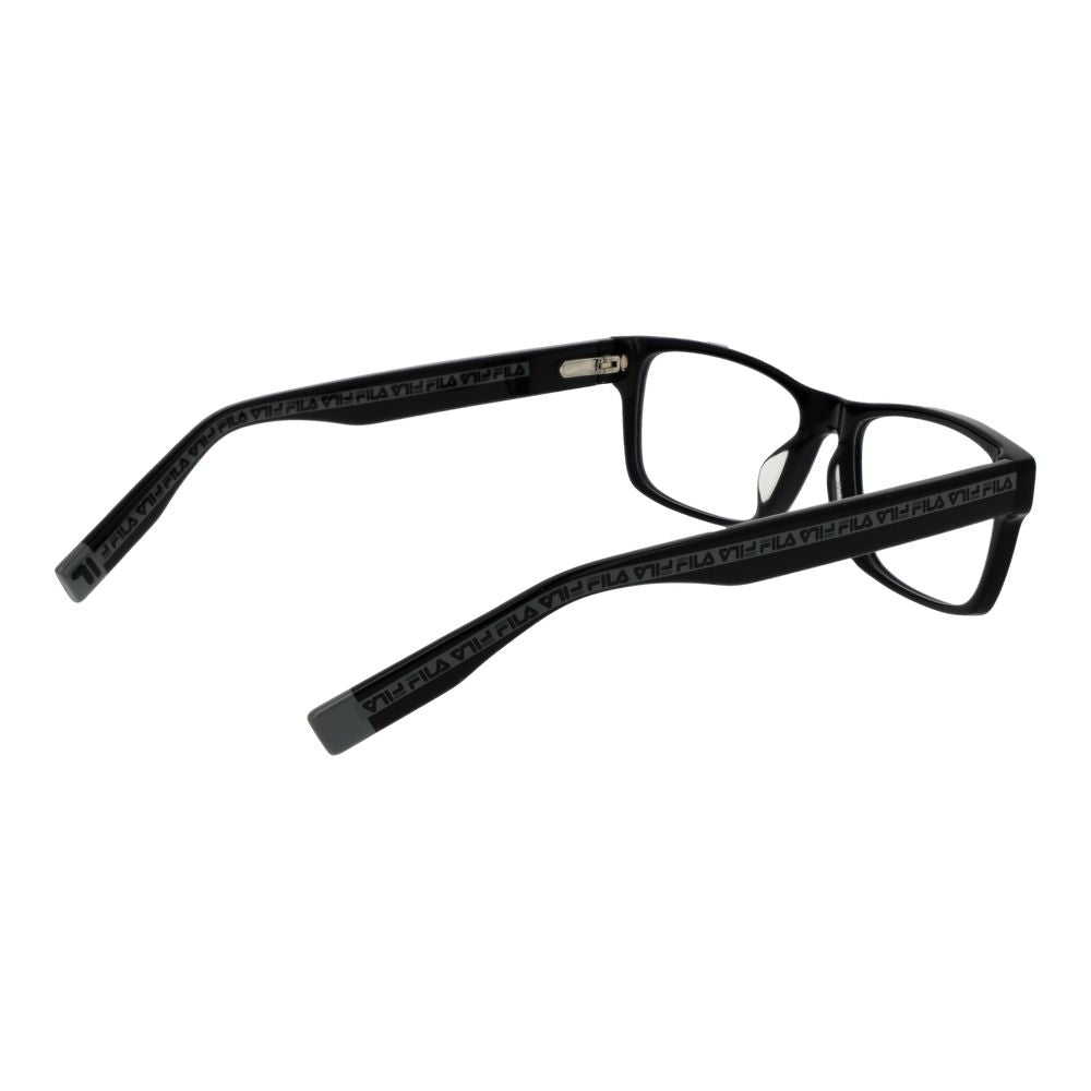 Fila Men's Optical Frames – Black Full-Rim Square Design