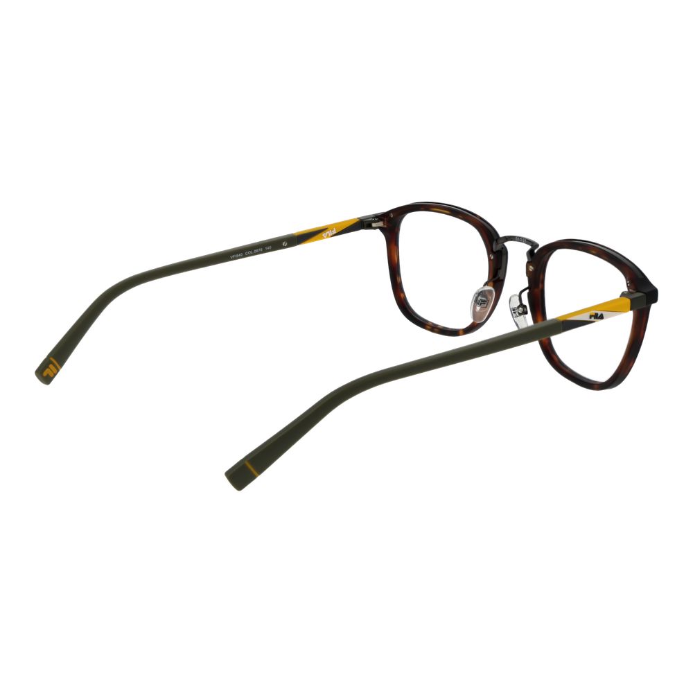 Fila Brown Unisex Optical Frames – Full-Rim Panto Design