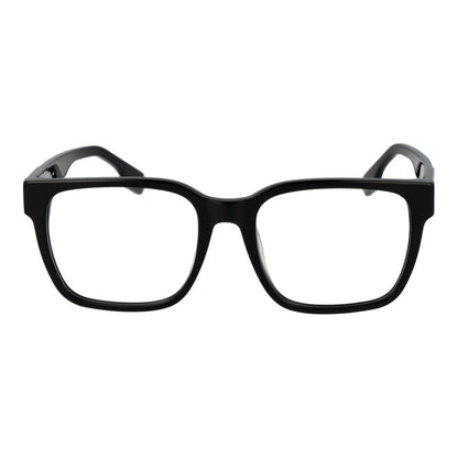 Fila Black Unisex Optical Frames – Square Full-Rim Glasses