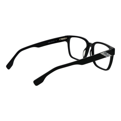Fila Black Unisex Optical Frames – Square Full-Rim Glasses