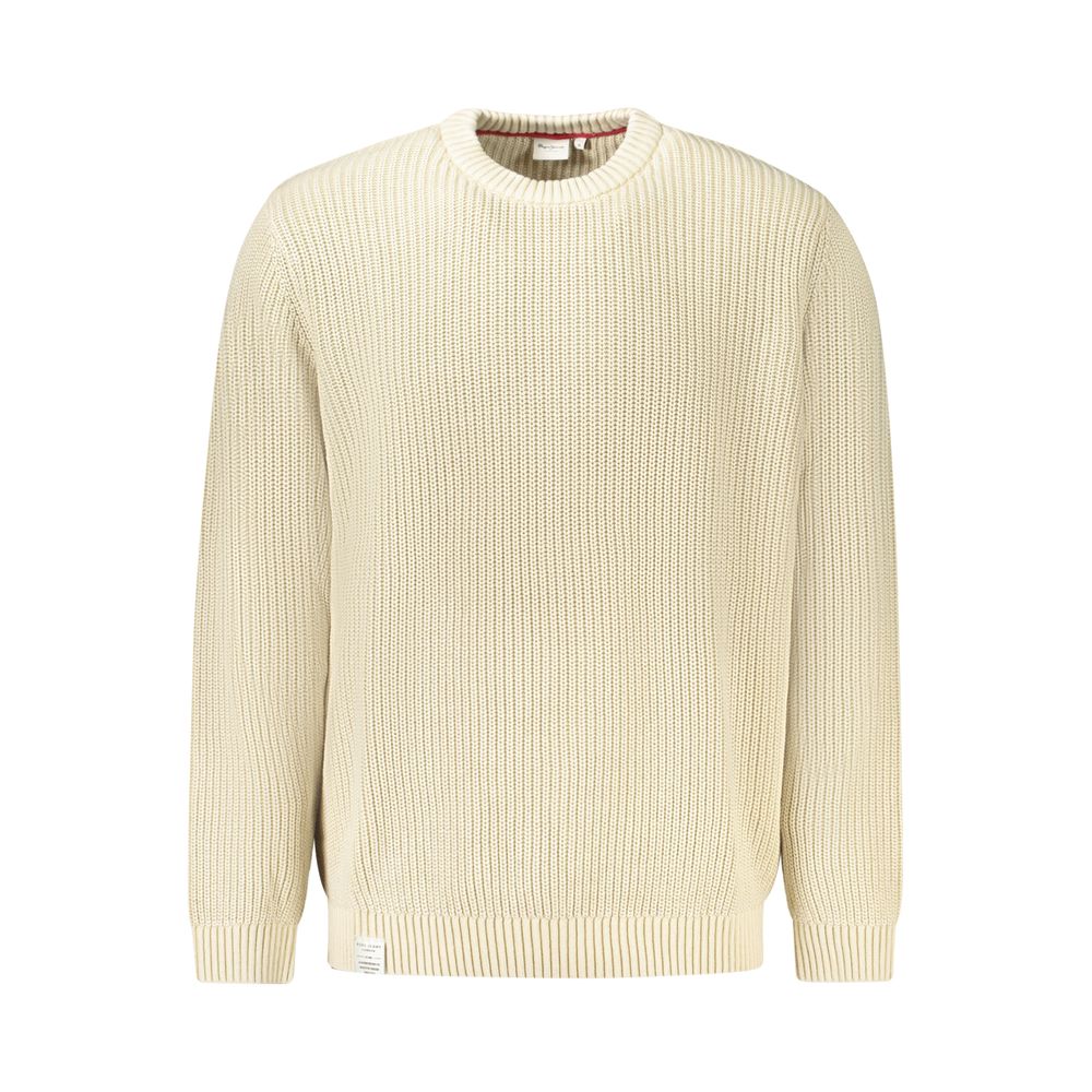 Pepe Jeans Beige Cotton Jumper for Men