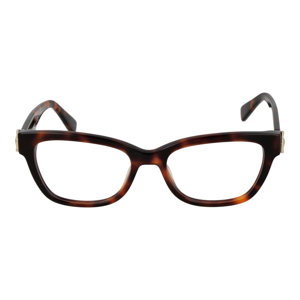 Longchamp Women’s Optical Frames – Brown Full-Rim Rectangle, 51mm