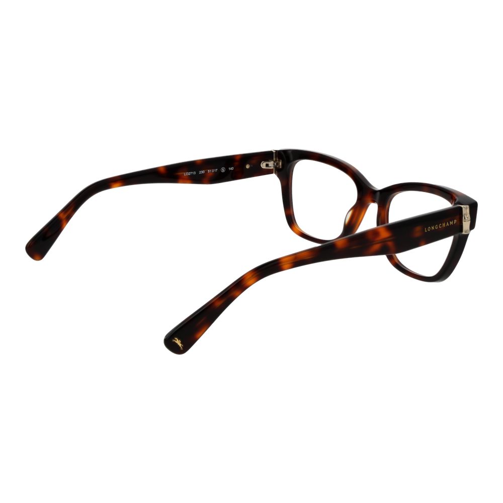 Longchamp Women’s Optical Frames – Brown Full-Rim Rectangle, 51mm
