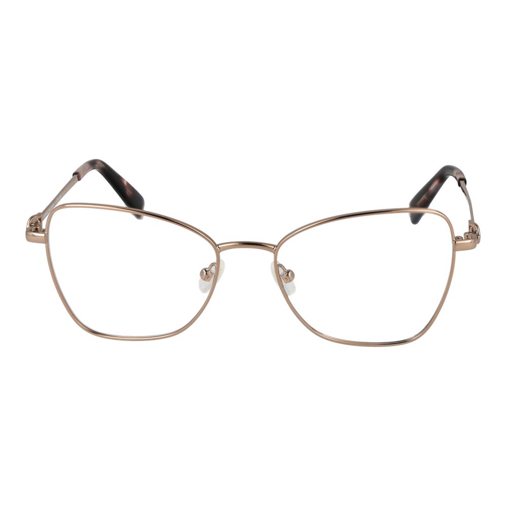 Longchamp Women's Optical Frames – Gold Butterfly Design, 52mm