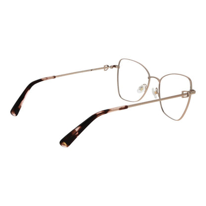 Longchamp Women's Optical Frames – Gold Butterfly Design, 52mm