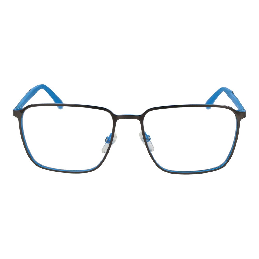 Fila Men's Gunmetal Optical Frames – Square Full-Rim Design