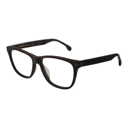 Lozza Brown Men’s Optical Glasses – Full-Rim Rectangle Frame