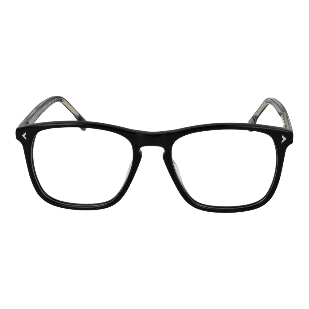 Lozza Black Men's Optical Frames – Square Full-Rim