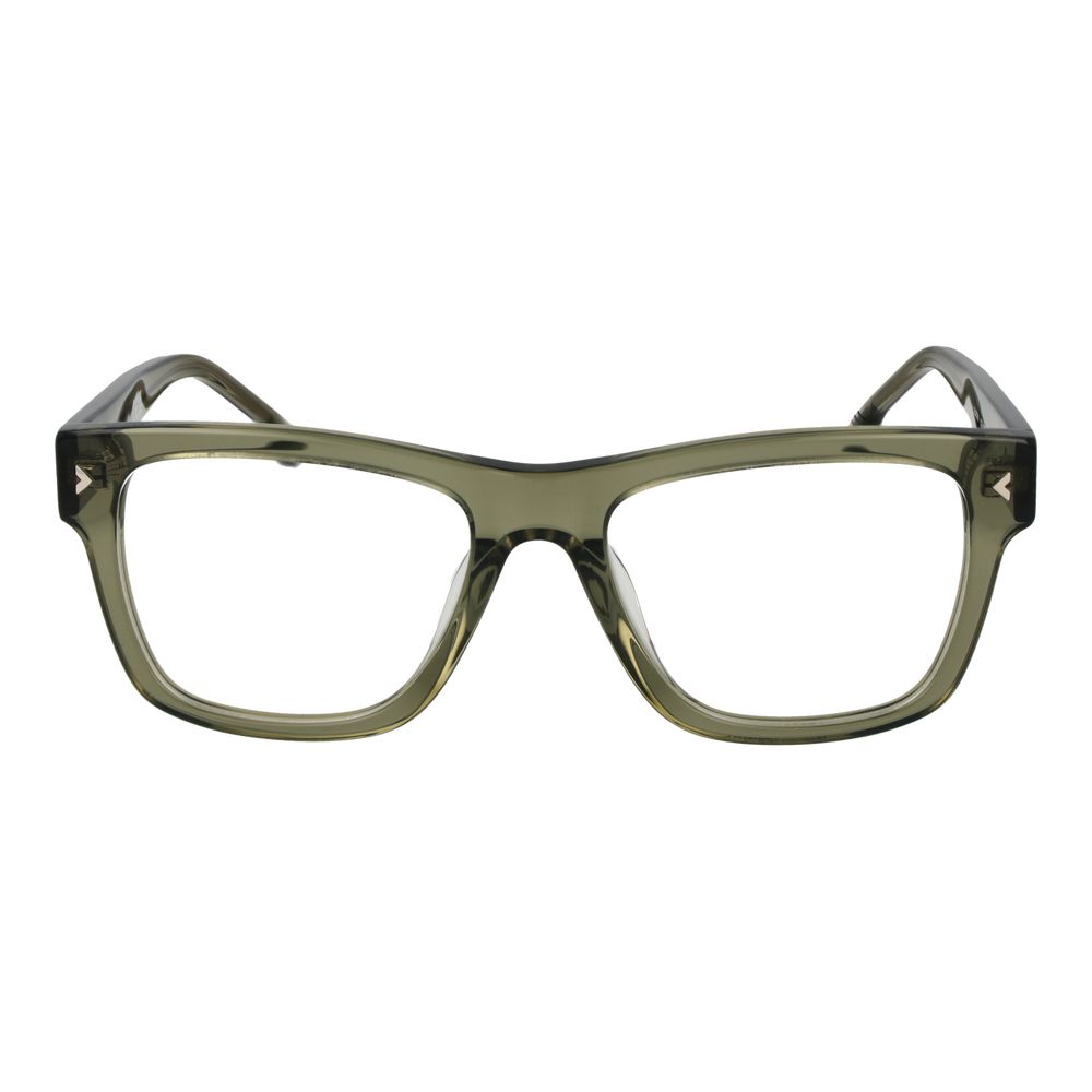 Lozza Green Men's Optical Frames – Rectangle Full-Rim Style