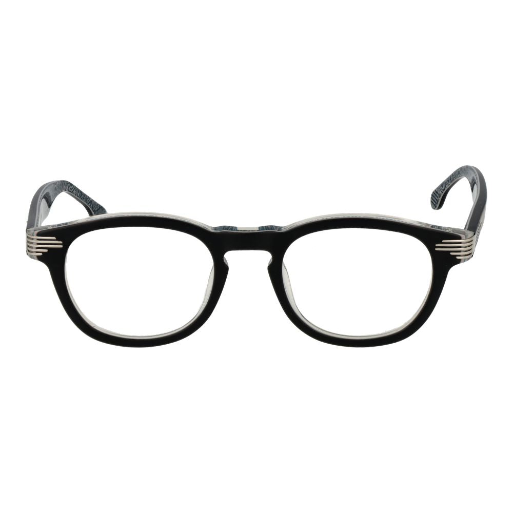 Lozza Black Unisex Optical Frames – Panto Style Demo Lenses