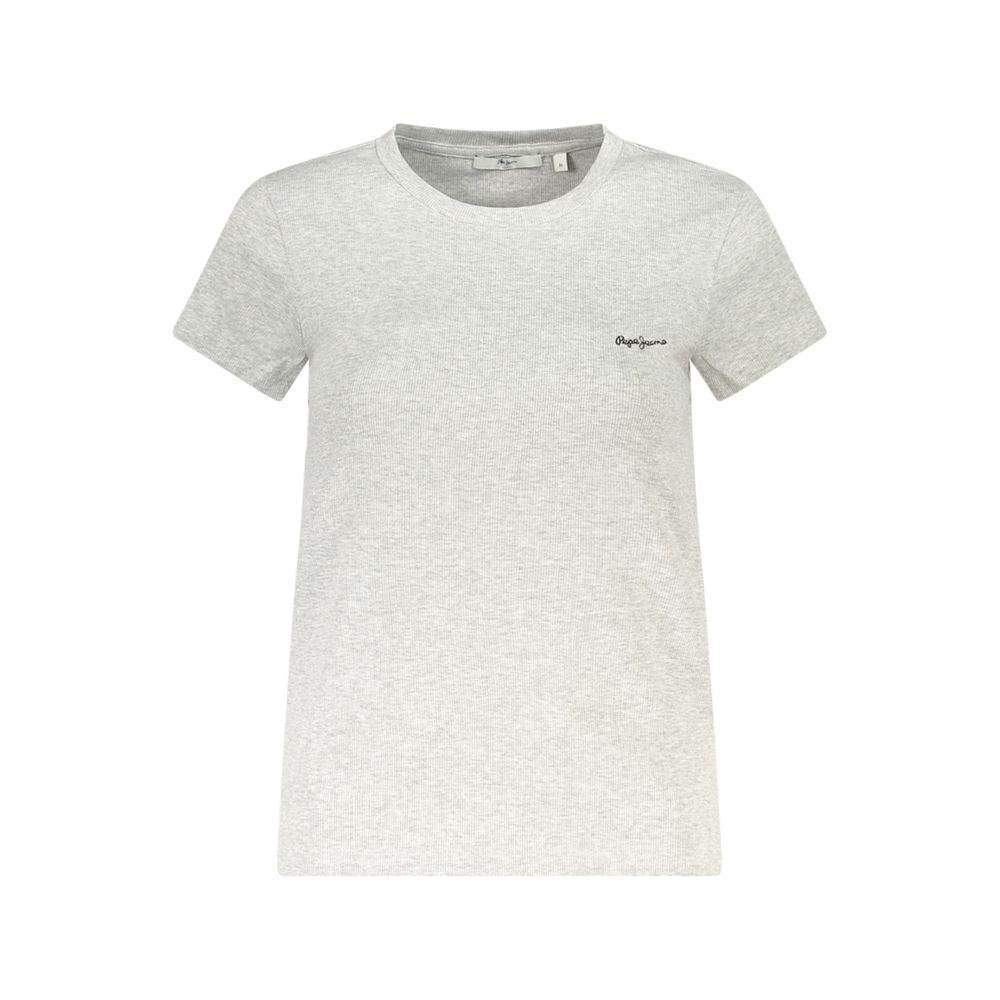 Pepe Jeans Merida Gray Cotton T-Shirt
