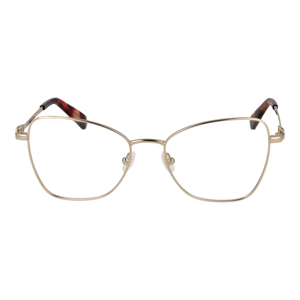 Longchamp Women’s Optical Glasses – Gold Full-Rim Frame, 52mm
