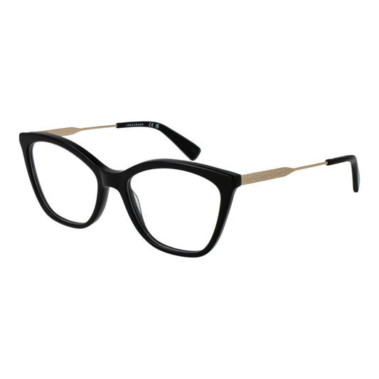 Longchamp Women’s Optical Glasses – Black Rectangle Frame, 54mm