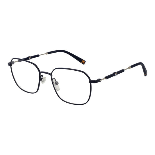 Fila Blue Men’s Optical Frames – Square Full-Rim Design