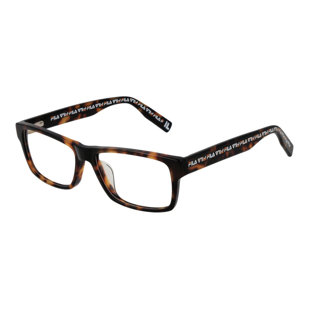 Fila Brown Men’s Optical Frames – Full-Rim Rectangle Design, 52mm