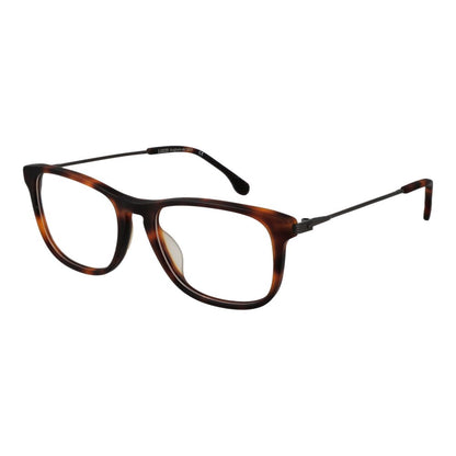 Lozza Brown Men’s Optical Frames – Rectangle Full-Rim Design, 53mm