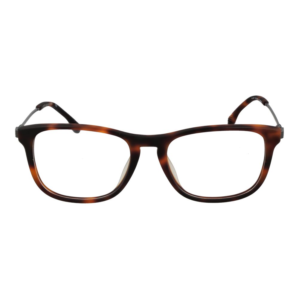Lozza Brown Men’s Optical Frames – Rectangle Full-Rim Design, 53mm