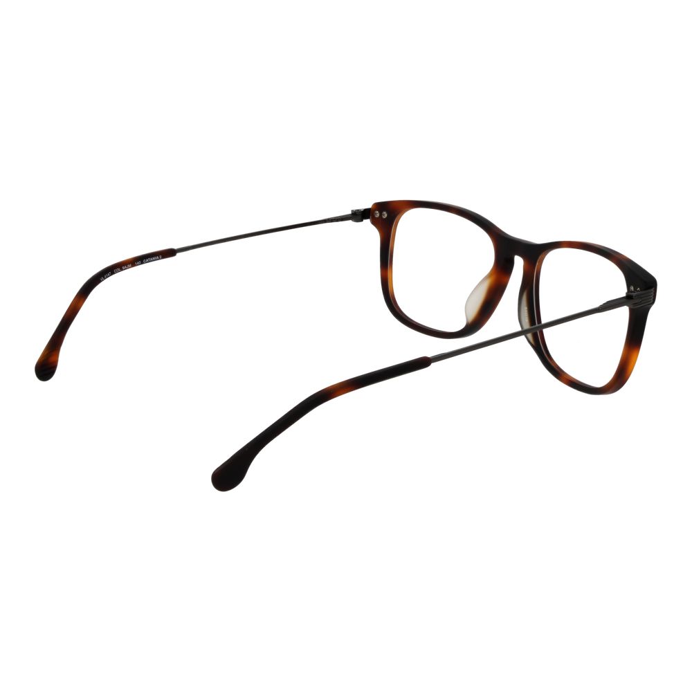 Lozza Brown Men’s Optical Frames – Rectangle Full-Rim Design, 53mm