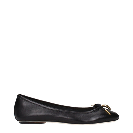 Chloé Black Leather Ballet Flats: Effortless Elegance