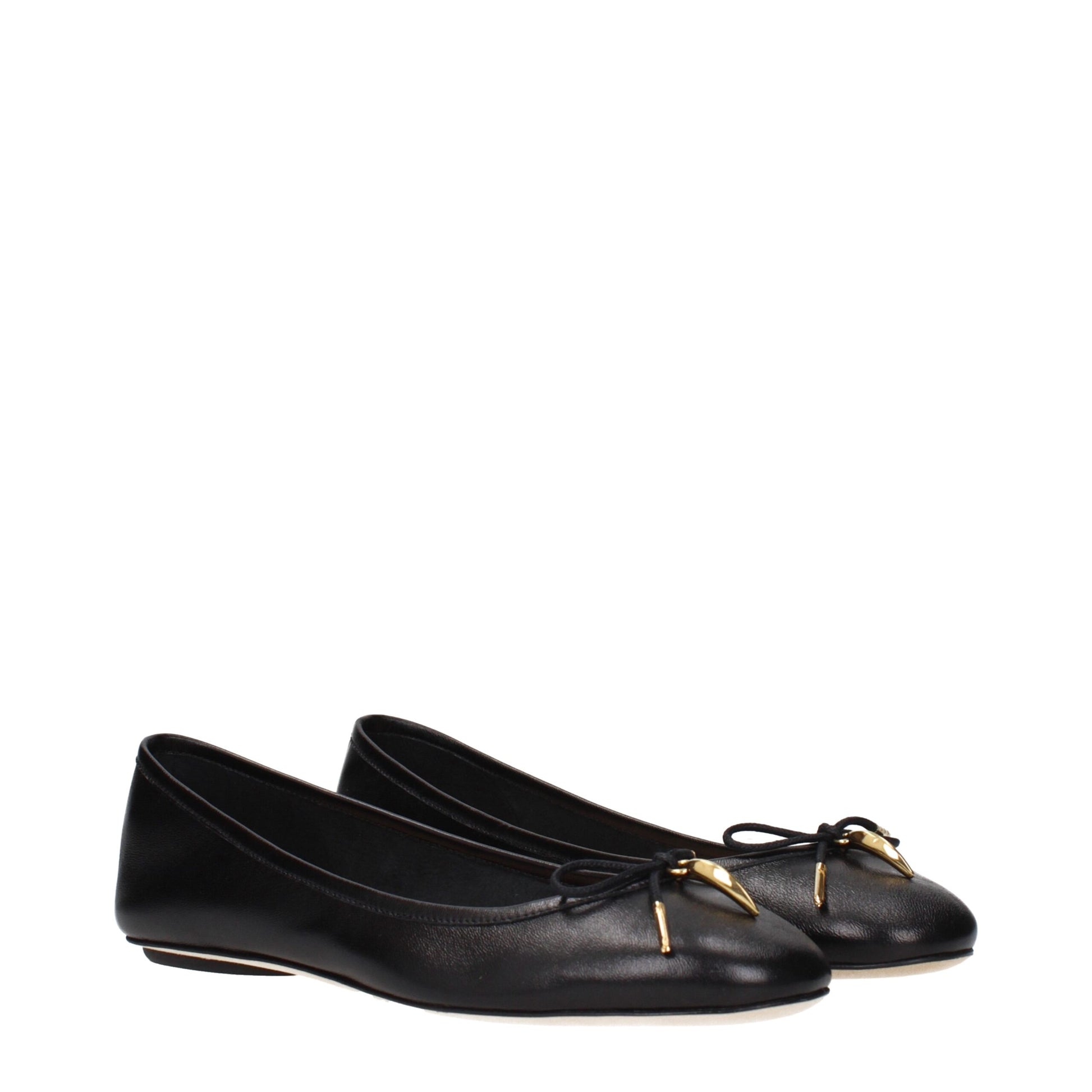 Chloé Black Leather Ballet Flats: Effortless Elegance