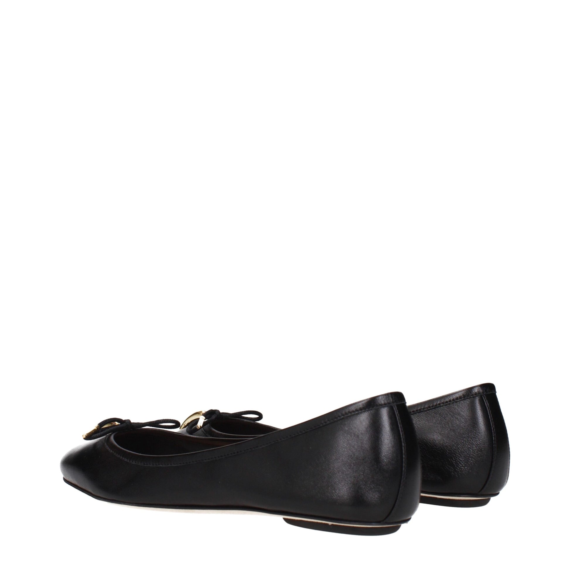Chloé Black Leather Ballet Flats: Effortless Elegance