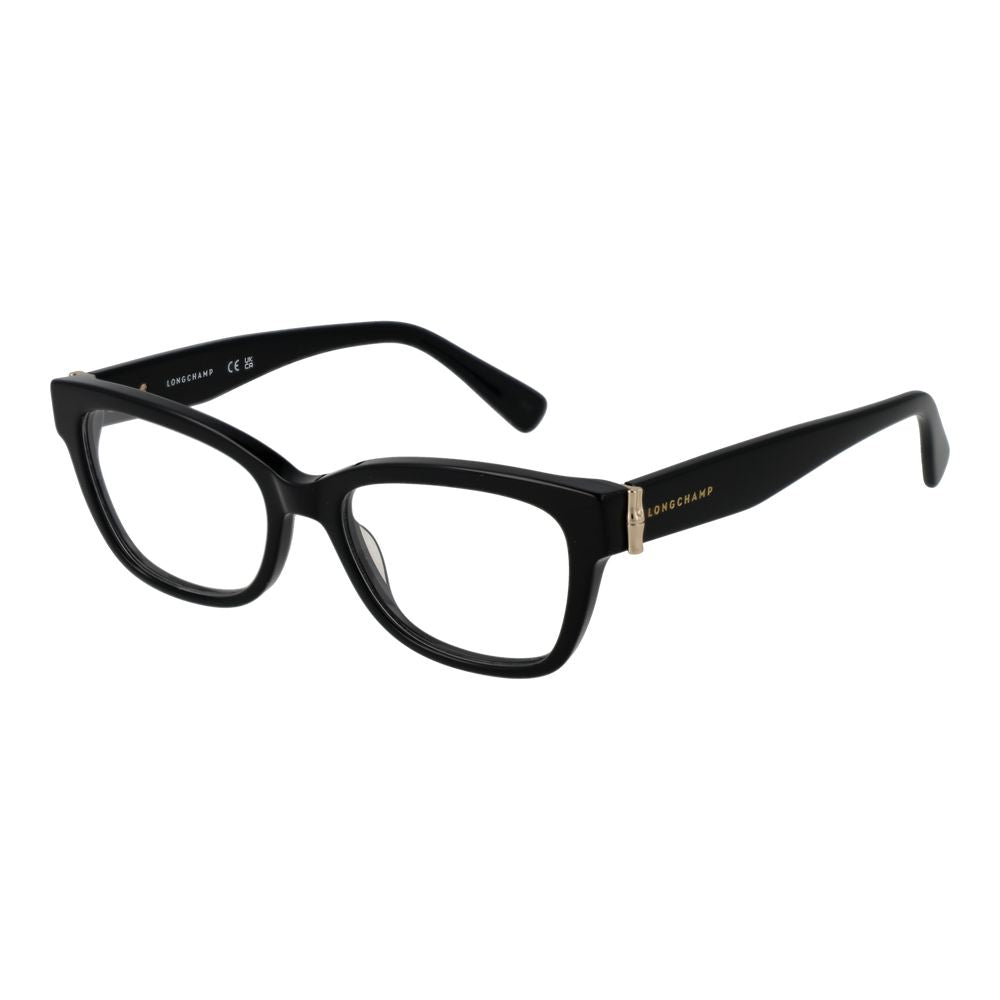 Longchamp Women’s Optical Glasses – Black Cat Eye Frame, 51mm