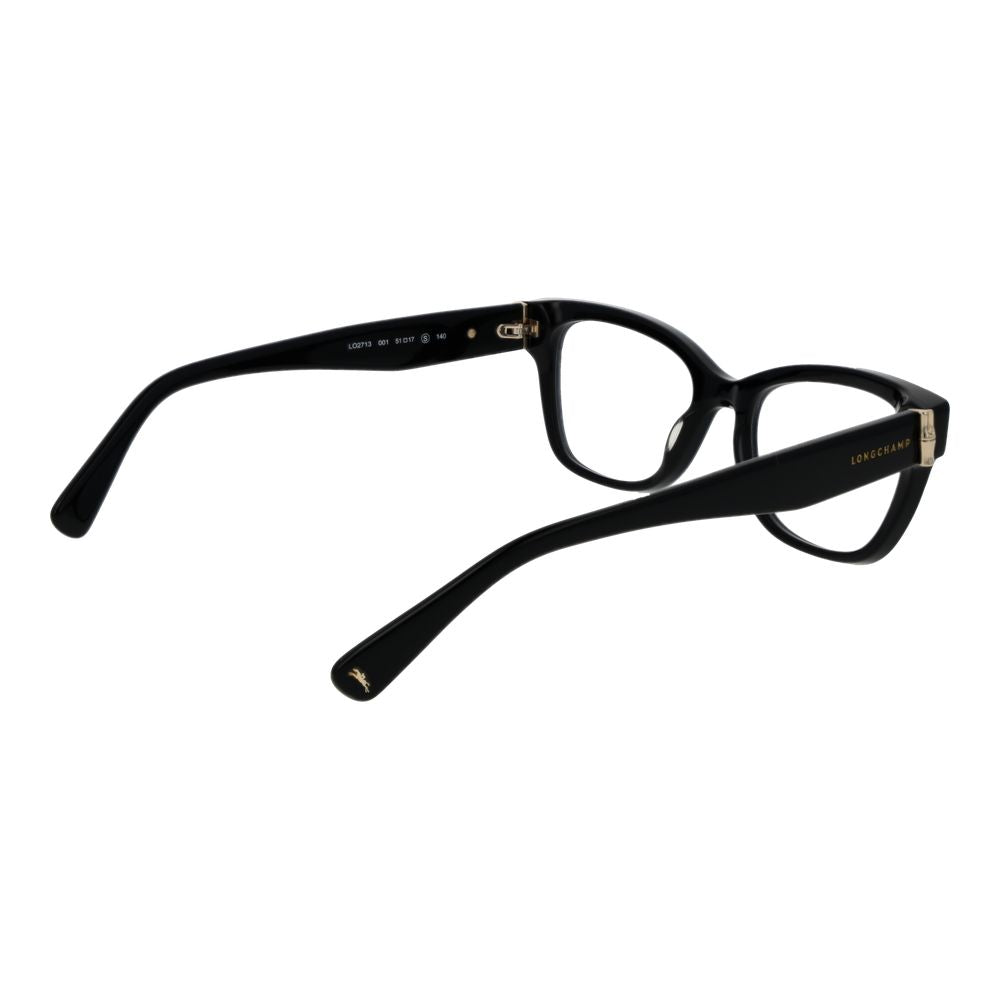 Longchamp Women’s Optical Glasses – Black Cat Eye Frame, 51mm