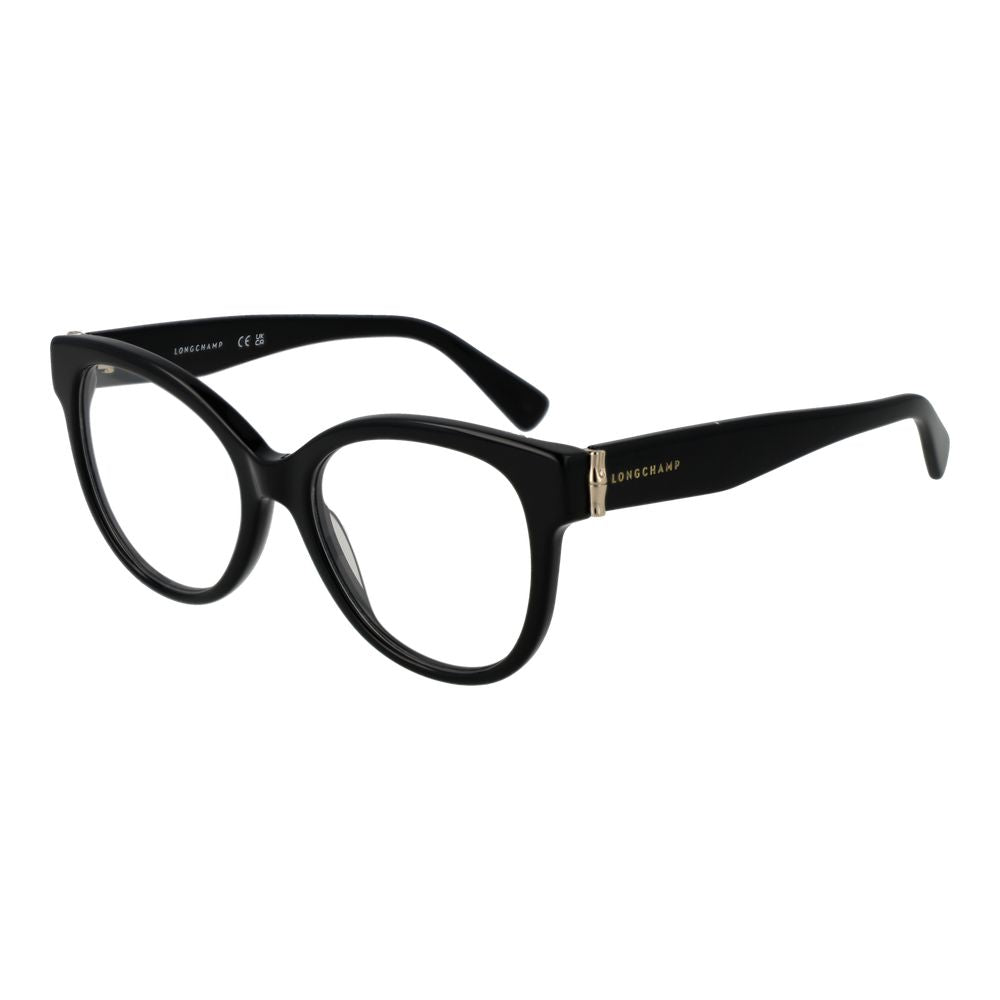 Longchamp Women’s Optical Glasses – Black Butterfly Frame, 52mm