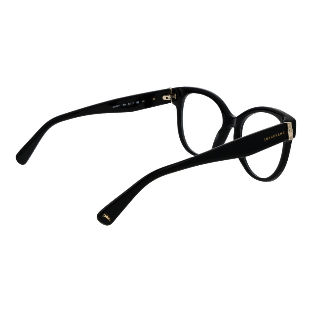 Longchamp Women’s Optical Glasses – Black Butterfly Frame, 52mm