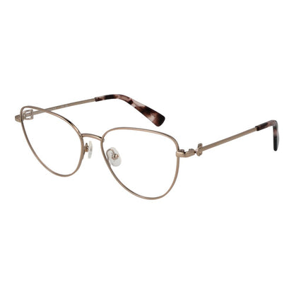 Longchamp Women’s Optical Glasses – Gold Cat Eye Frame, 54mm