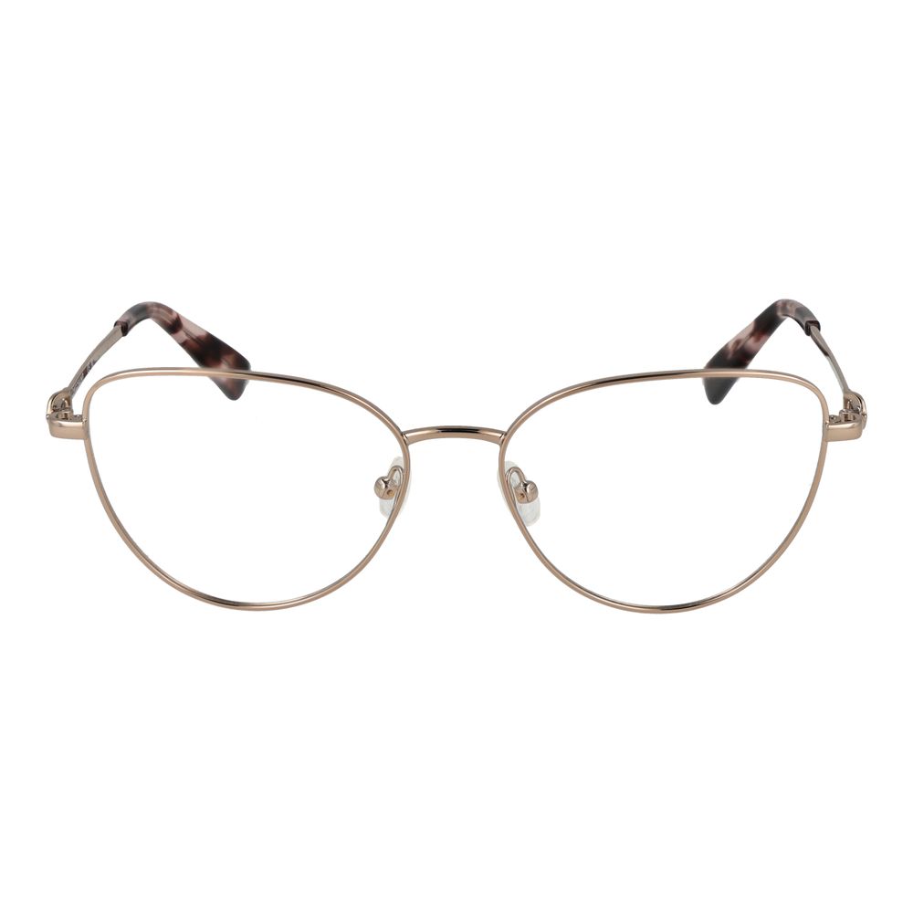 Longchamp Women’s Optical Glasses – Gold Cat Eye Frame, 54mm