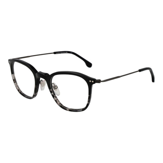 Lozza Black Unisex Optical Frames – Square Full-Rim Design