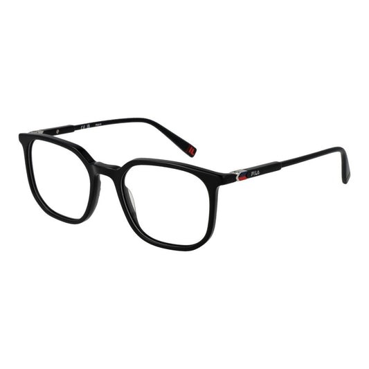 Fila Unisex Optical Glasses – Black Square Frame, 49mm
