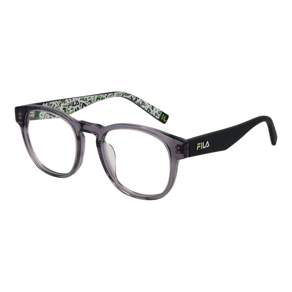 Fila Unisex Optical Frames – Grey Round Demo Lens Glasses
