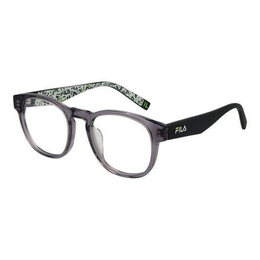 Fila Unisex Optical Frames – Grey Round Demo Lens Glasses