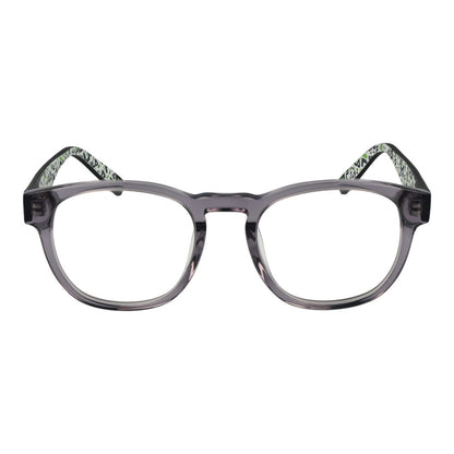Fila Unisex Optical Frames – Grey Round Demo Lens Glasses