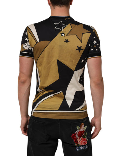 Dolce & Gabbana Multicolor Millennials Star Crew Neck T-shirt