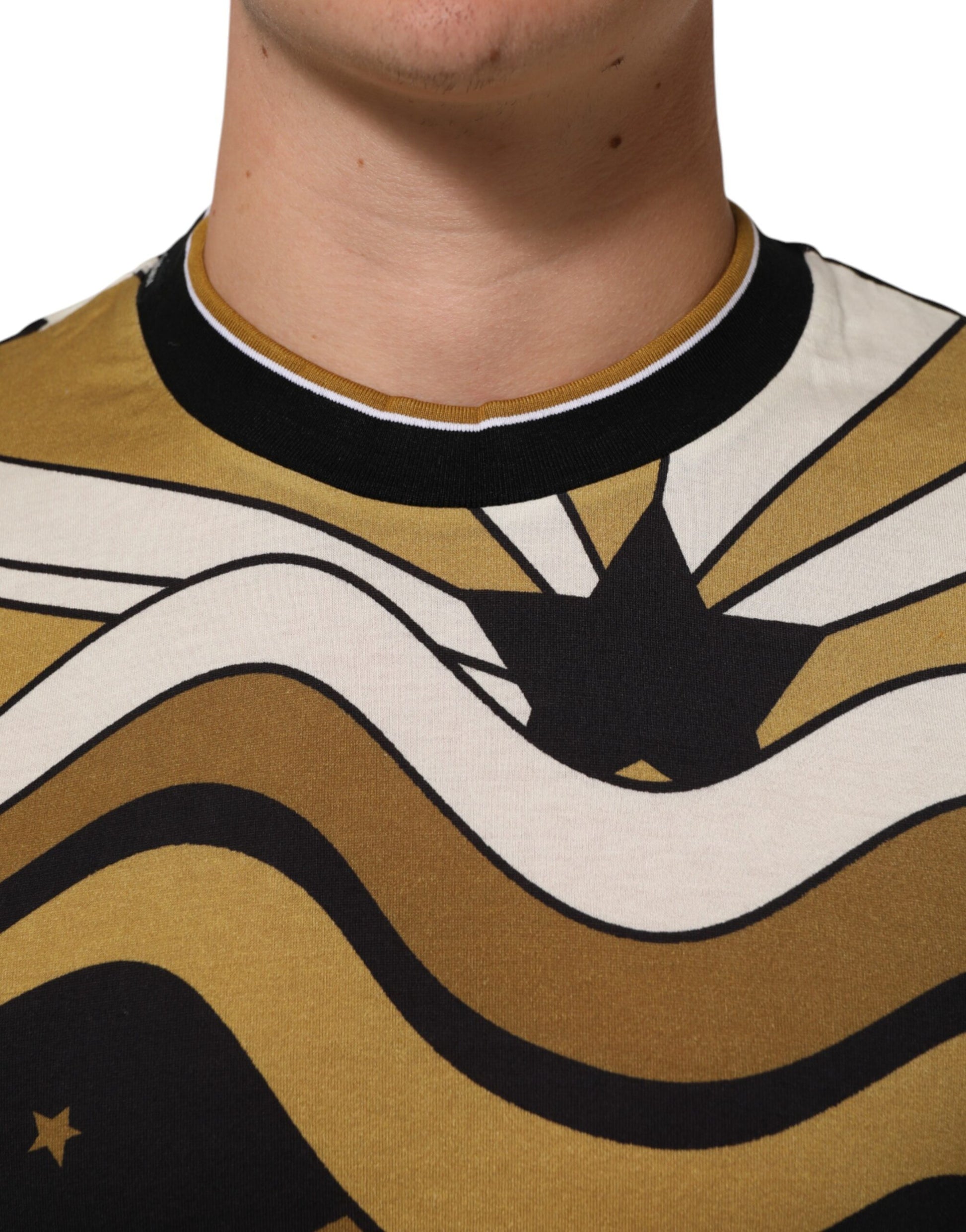 Dolce & Gabbana Multicolor Millennials Star Crew Neck T-shirt