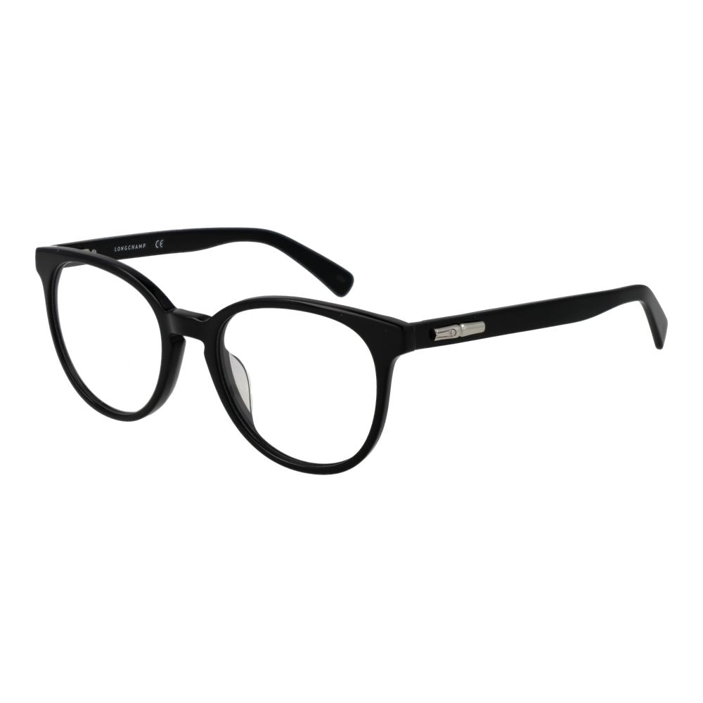 Longchamp Women's Optical Frames – Black Full-Rim Design, 51mm